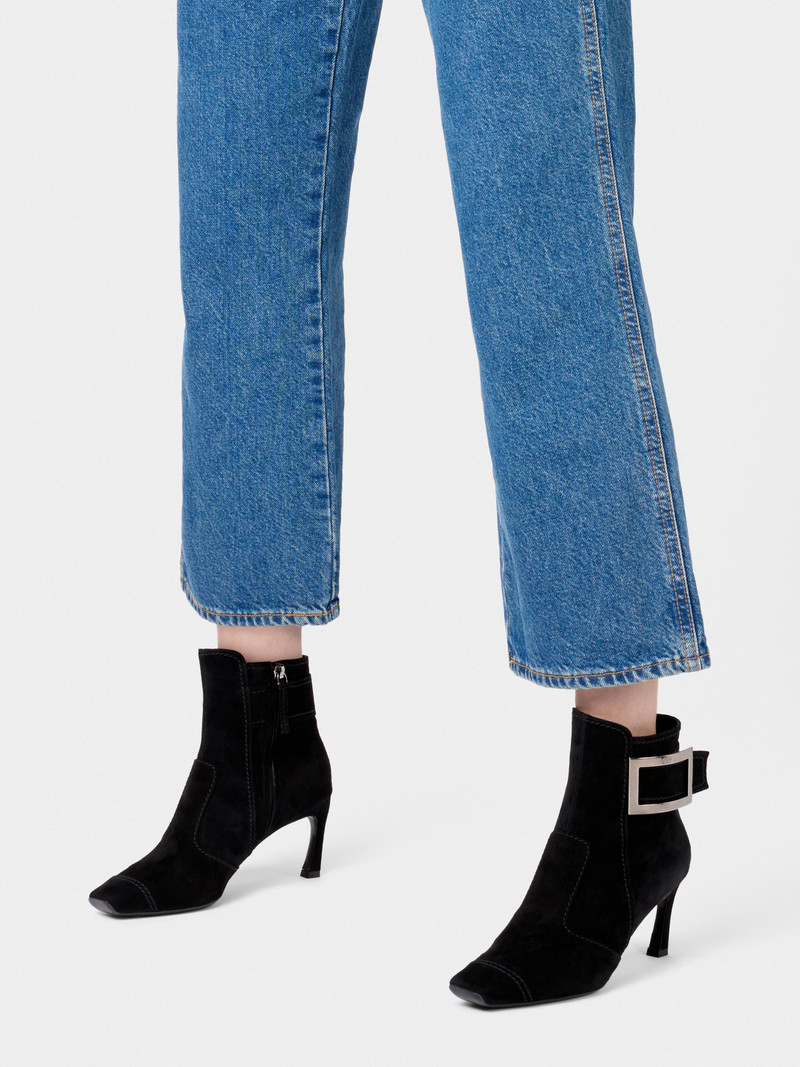Trompette Booties in suede 3