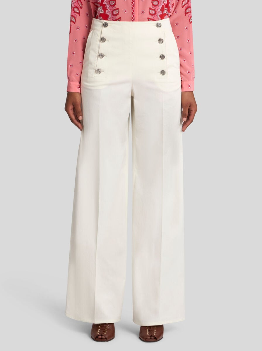 TROUSERS WITH PEGASO BUTTONS - 2