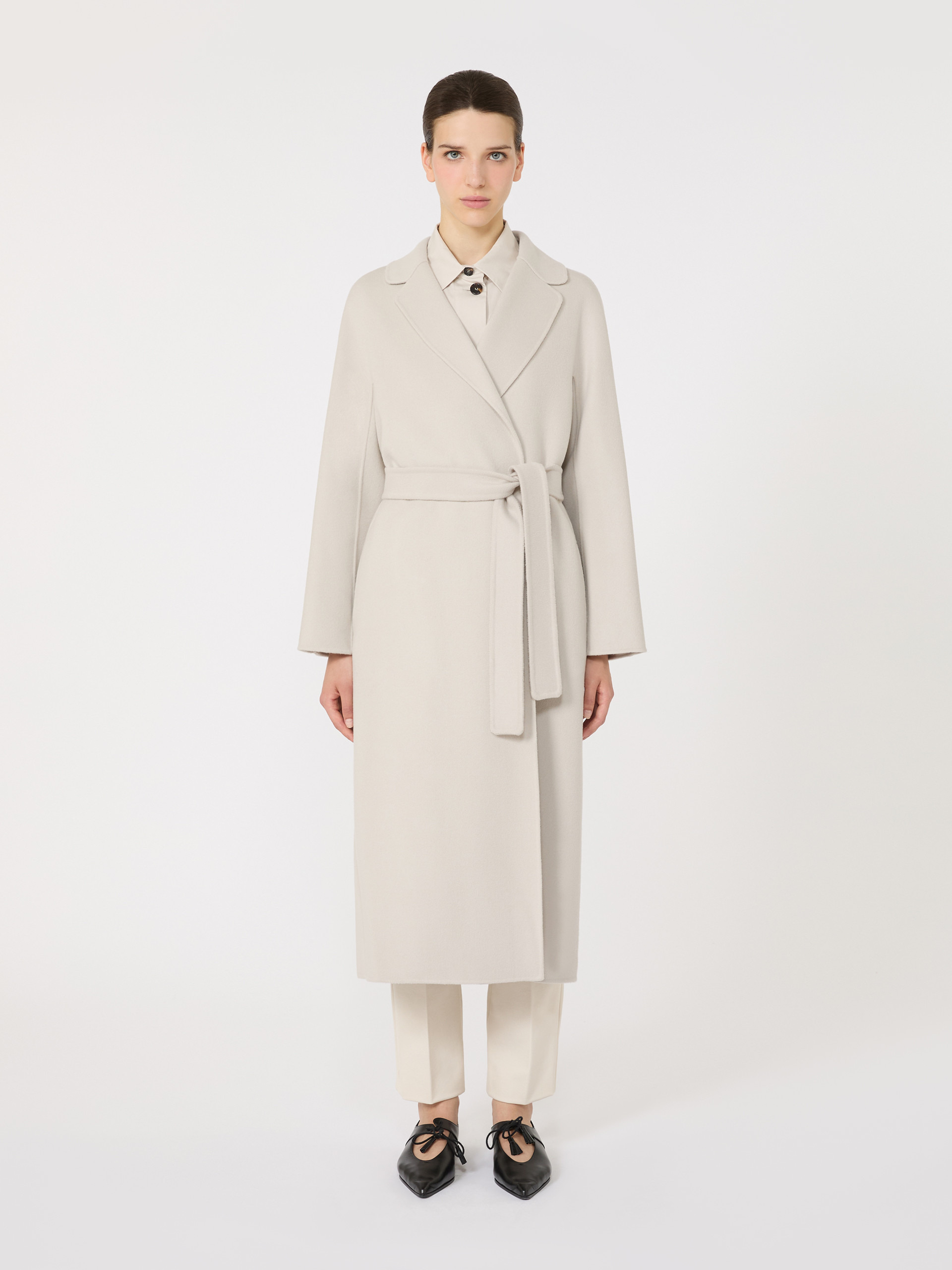 ESTURIA Wool broadcloth midi coat - 3