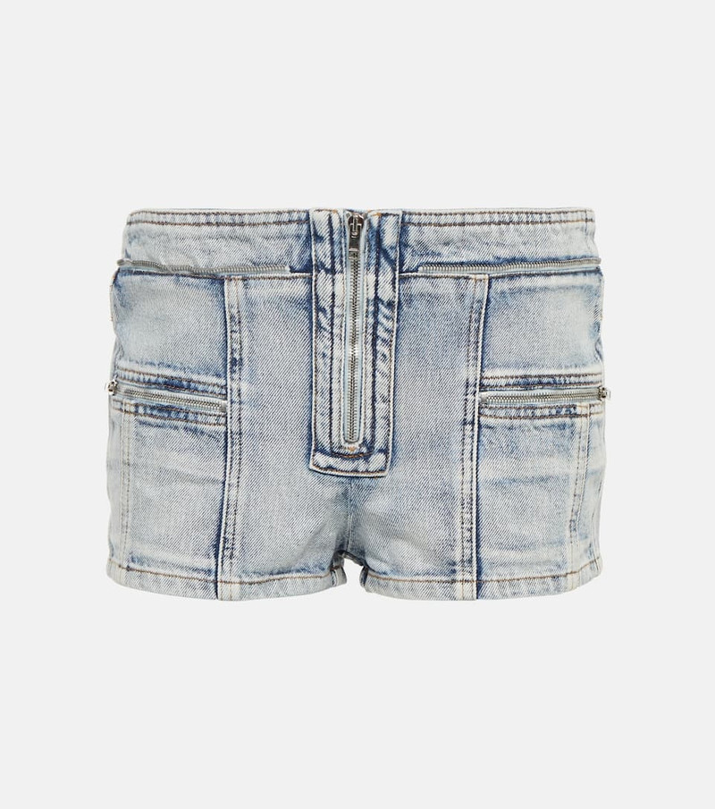 Lary mini denim shorts - 1