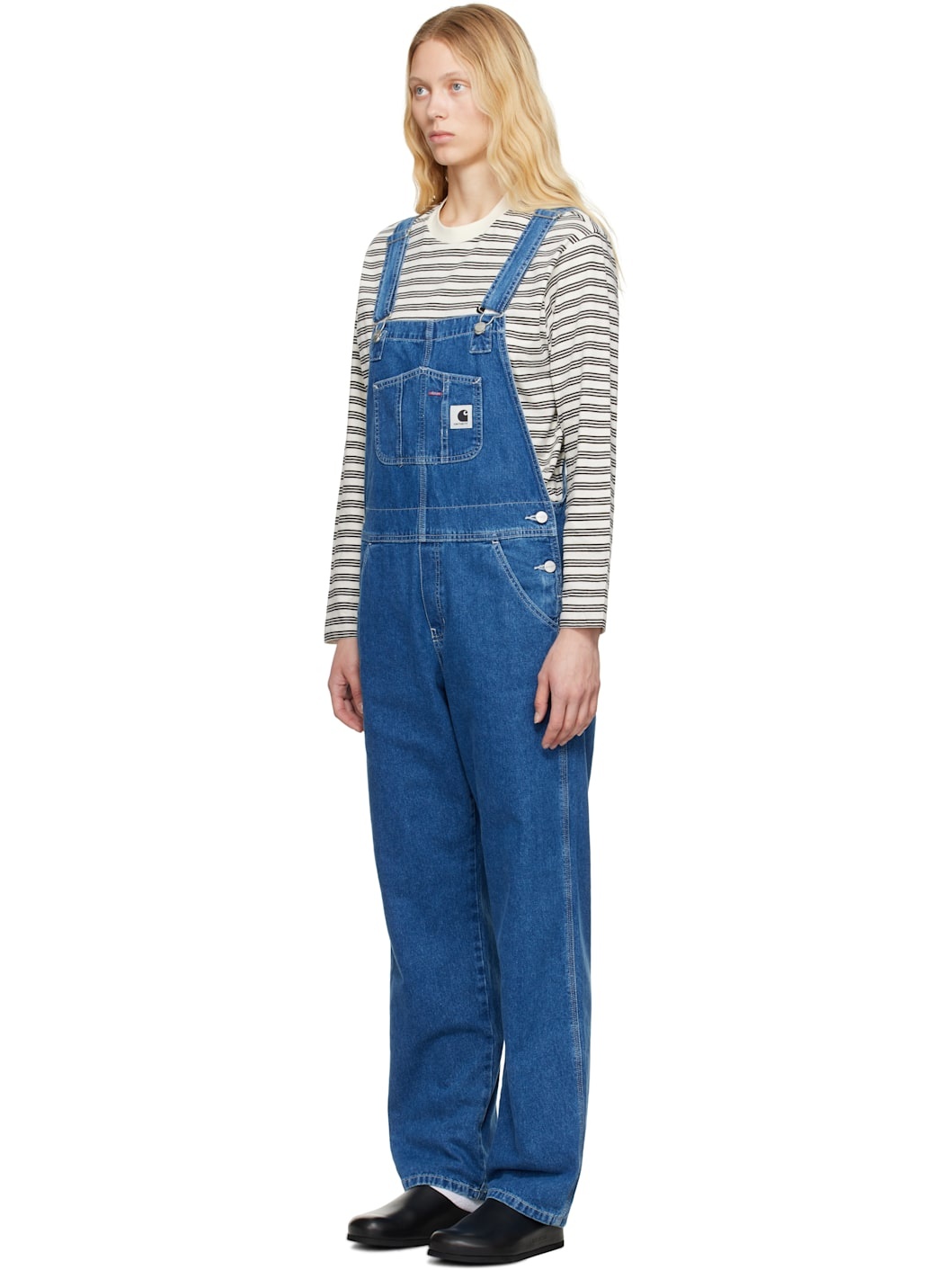 Blue Bib Straight Overalls - 4
