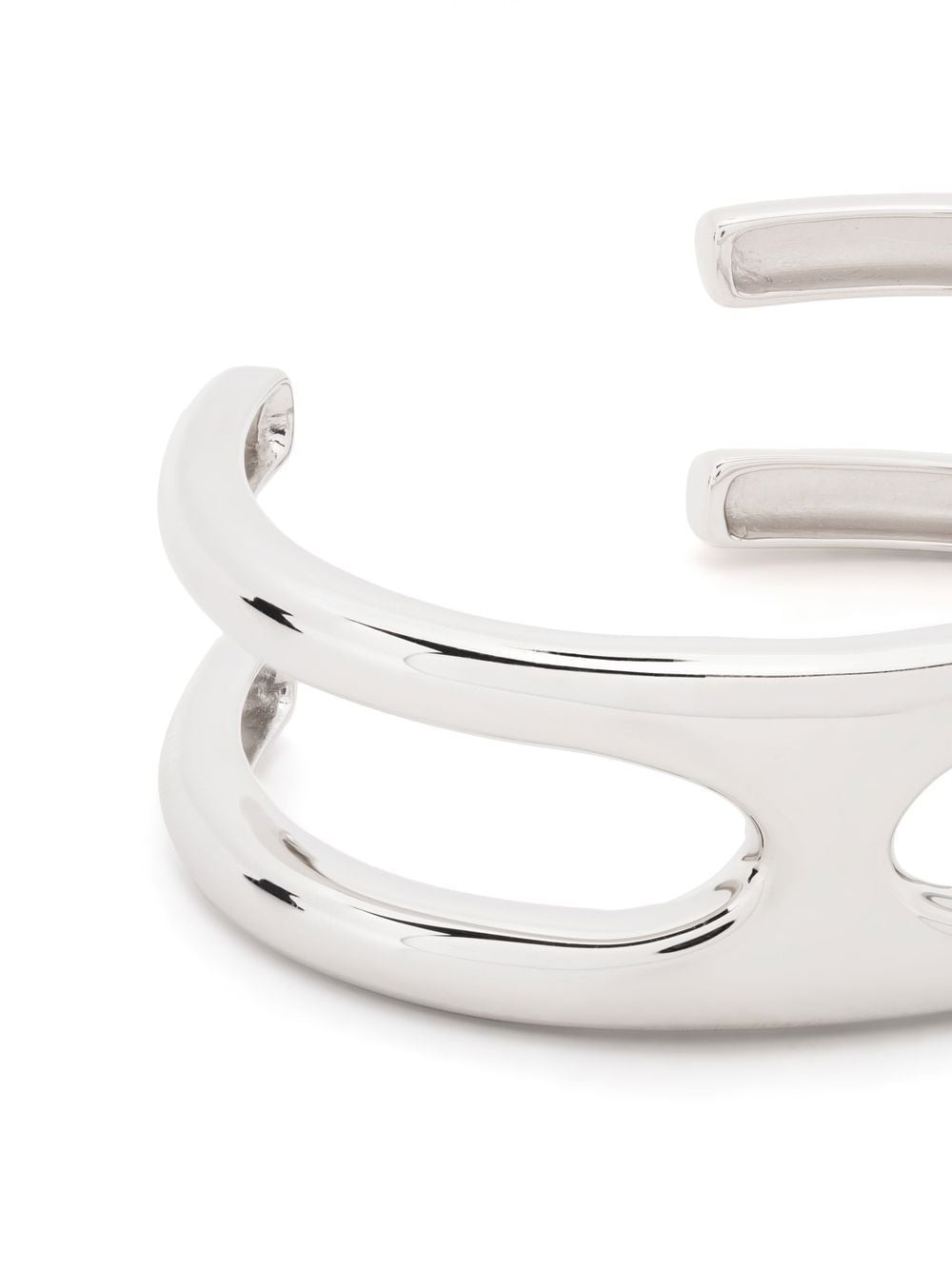 Cage recycled sterling silver cuff - 3