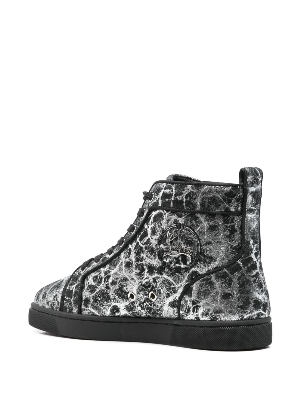 metallic-effect sneakers - 3
