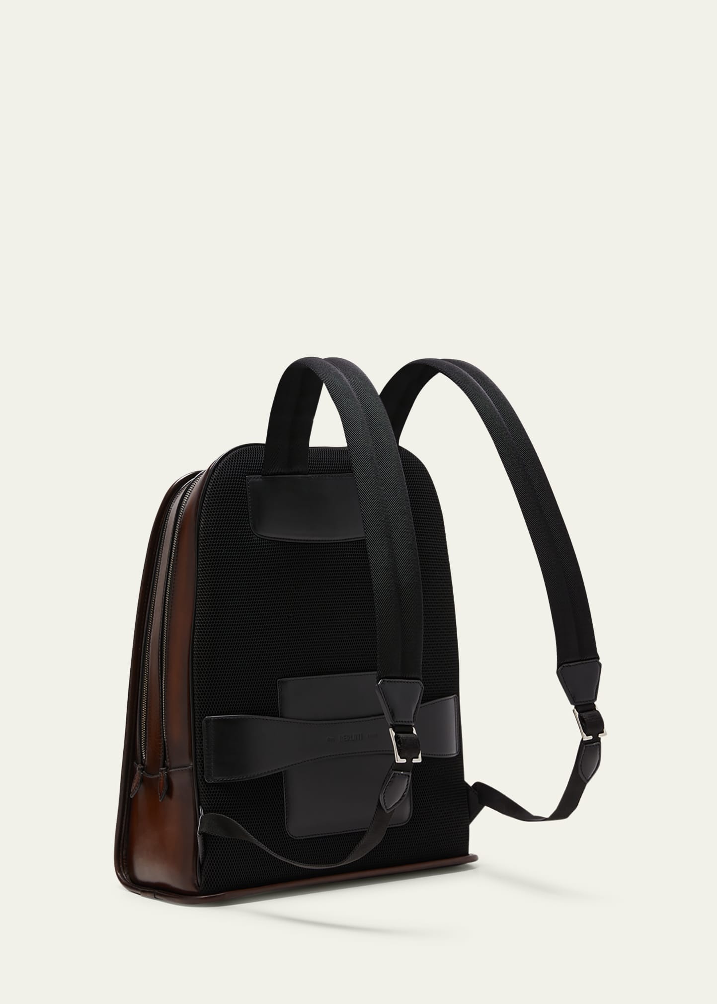 Men's Working Day Scritto Leather Backpack - 3