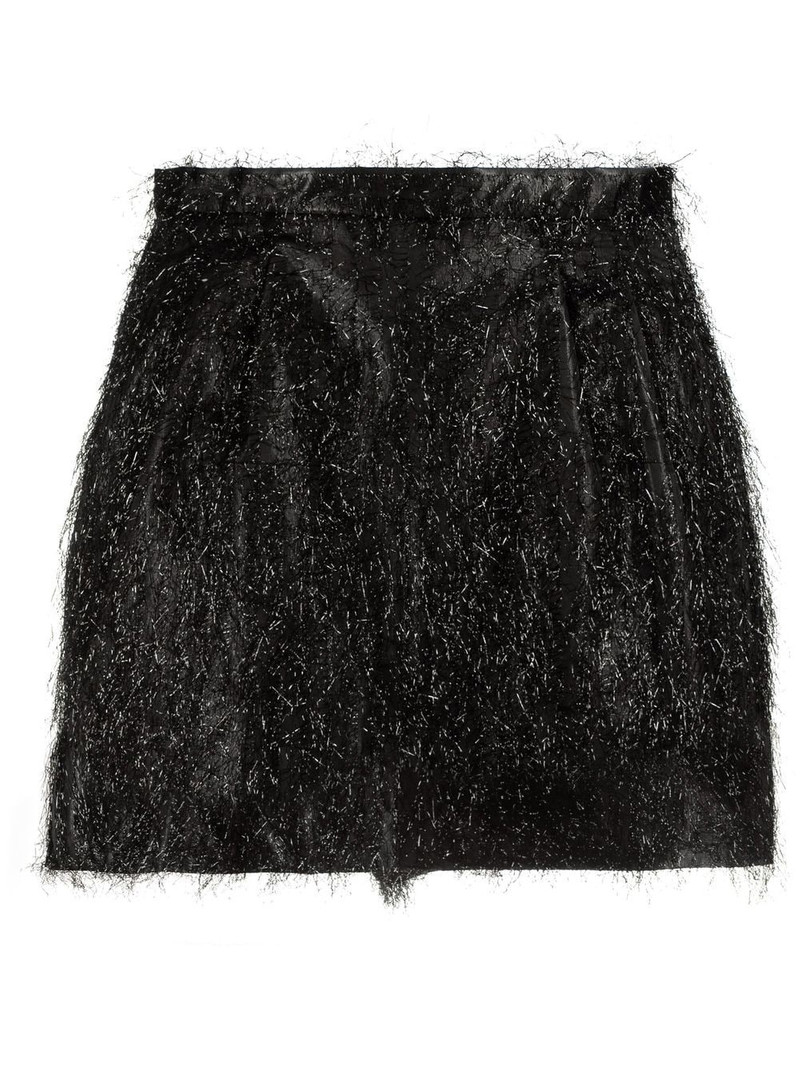 textured mini skirt 1