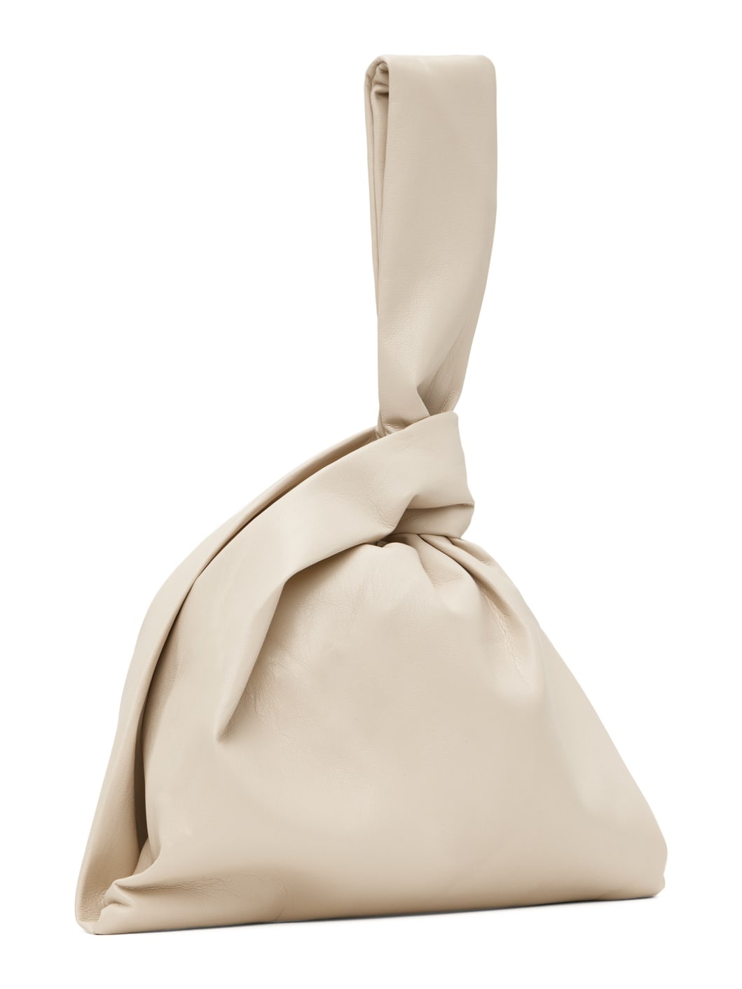 Beige Jen Vegan Leather Pouch - 2