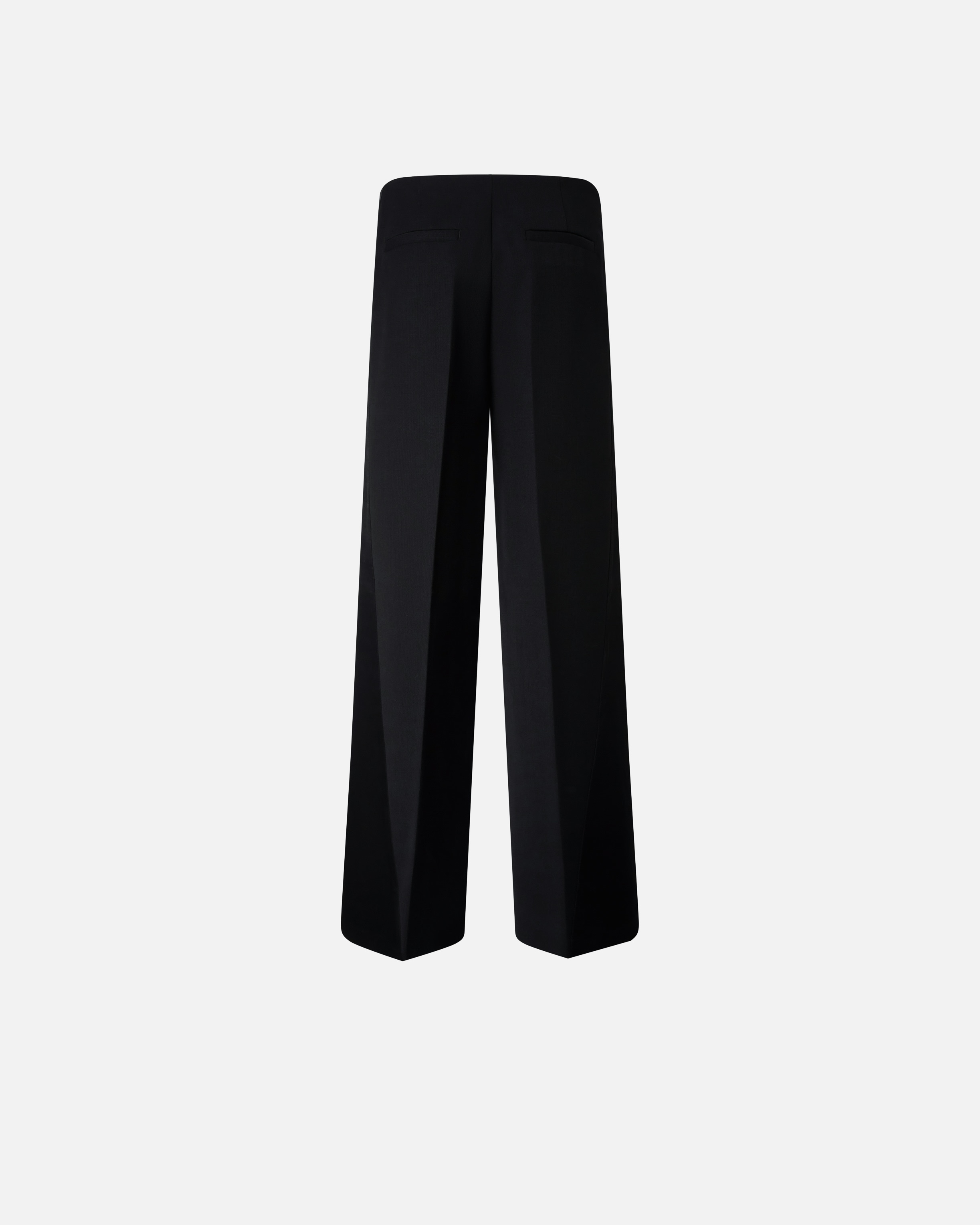 PALAZZO TROUSERS WITH SATIN INSERTS - 6
