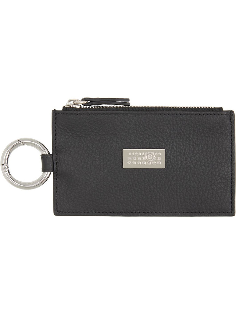 Black Zip Card Holder - 1