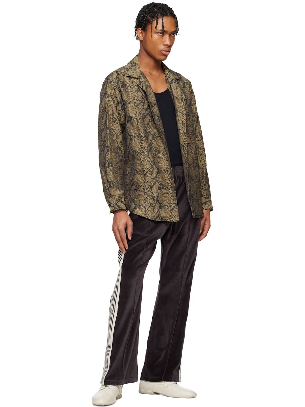 Brown One-Up Shirt - 4