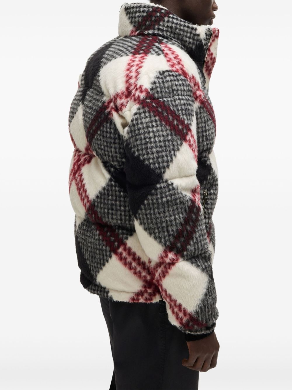 check-pattern jacket - 4