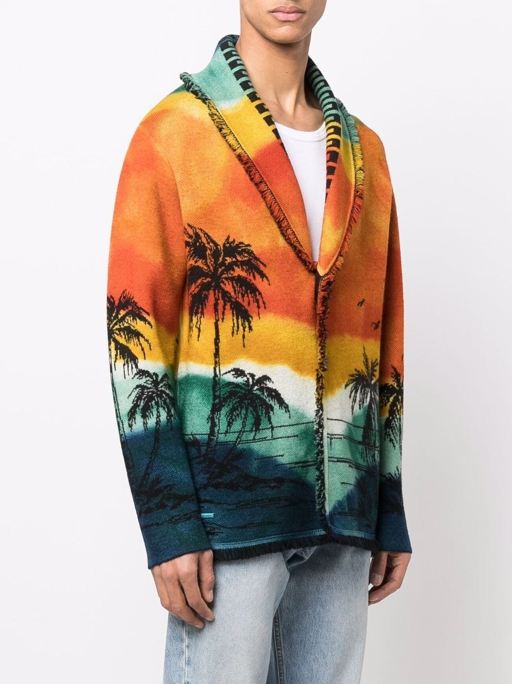 Paradise Island intarsia cardigan - 3