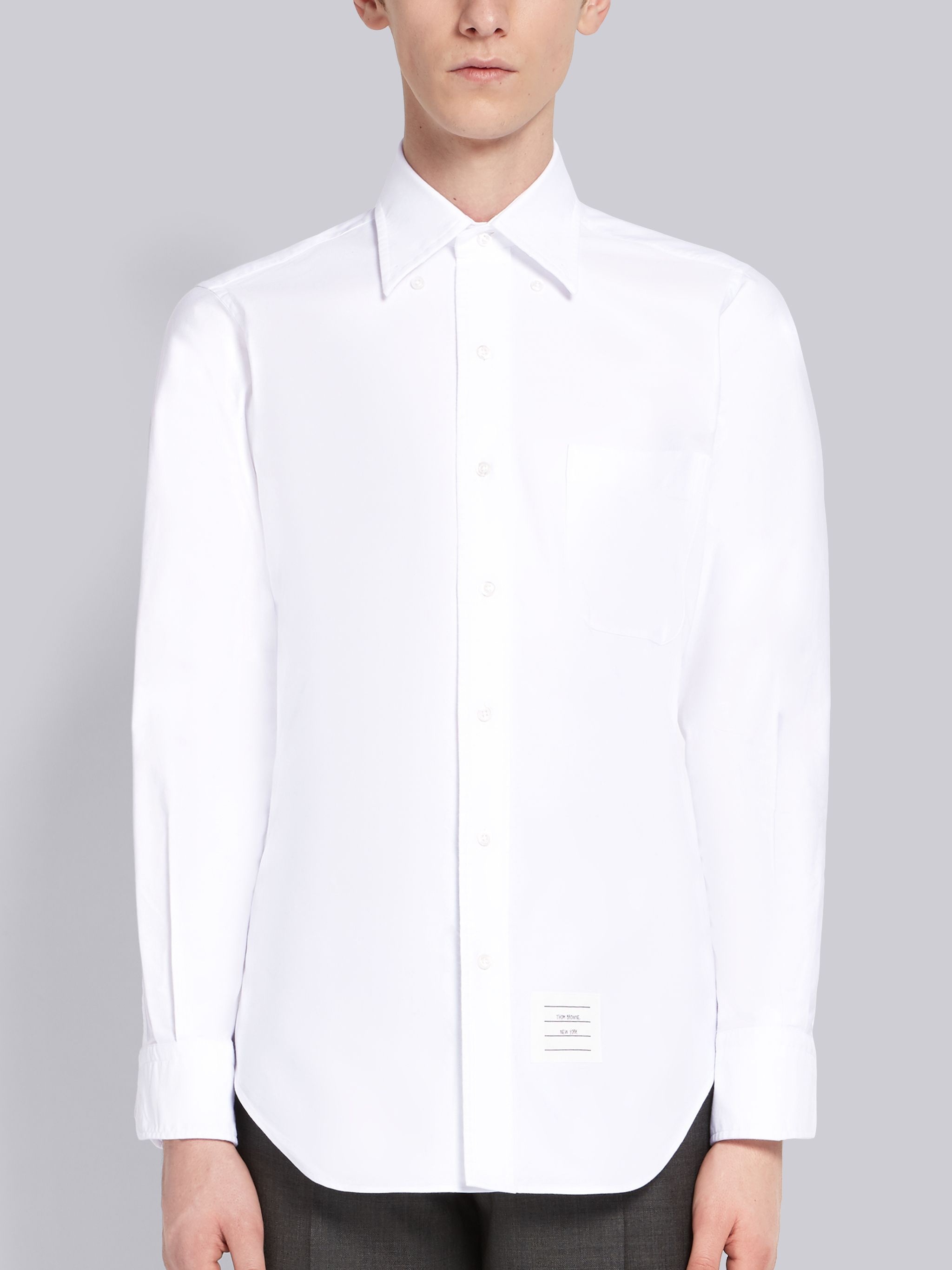 White Oxford Classic Button Down Shirt - 3