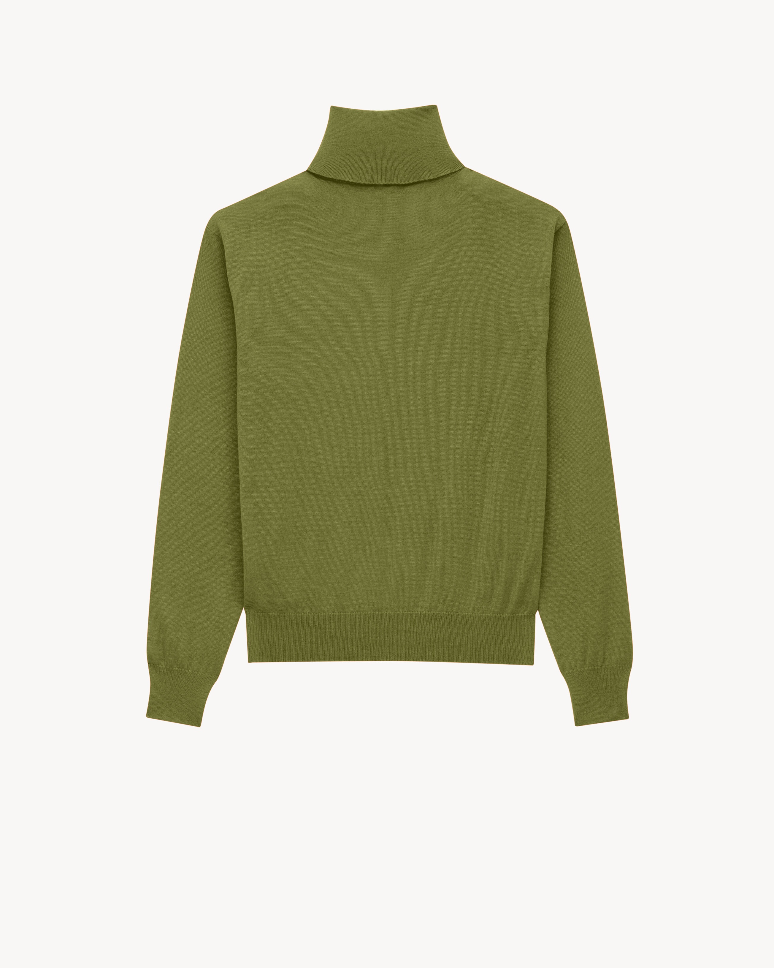 TURTLENECK SWEATER IN CASHMERE, WOOL AND SILK - 3