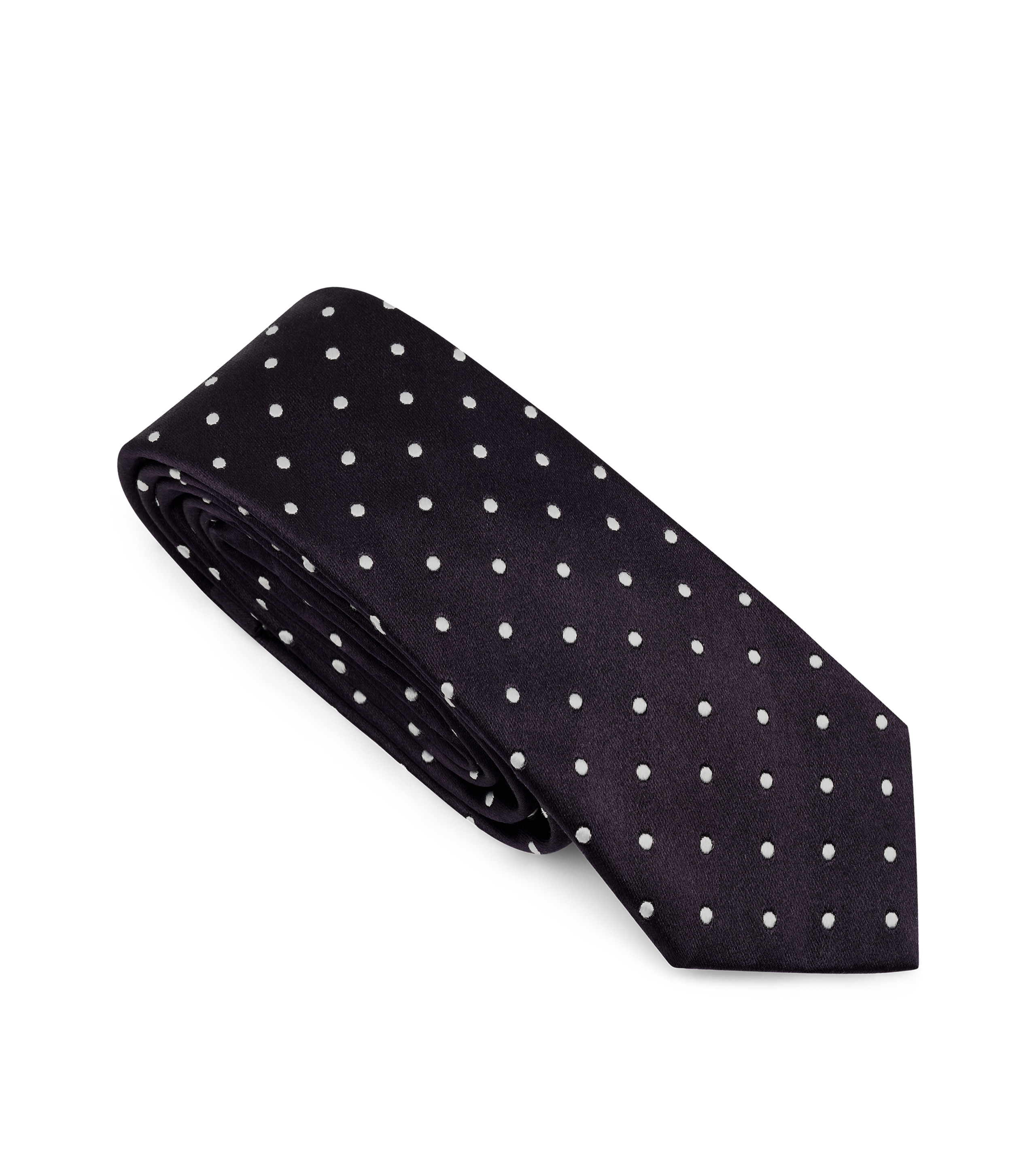 SATIN POLKA DOT TIE - 3