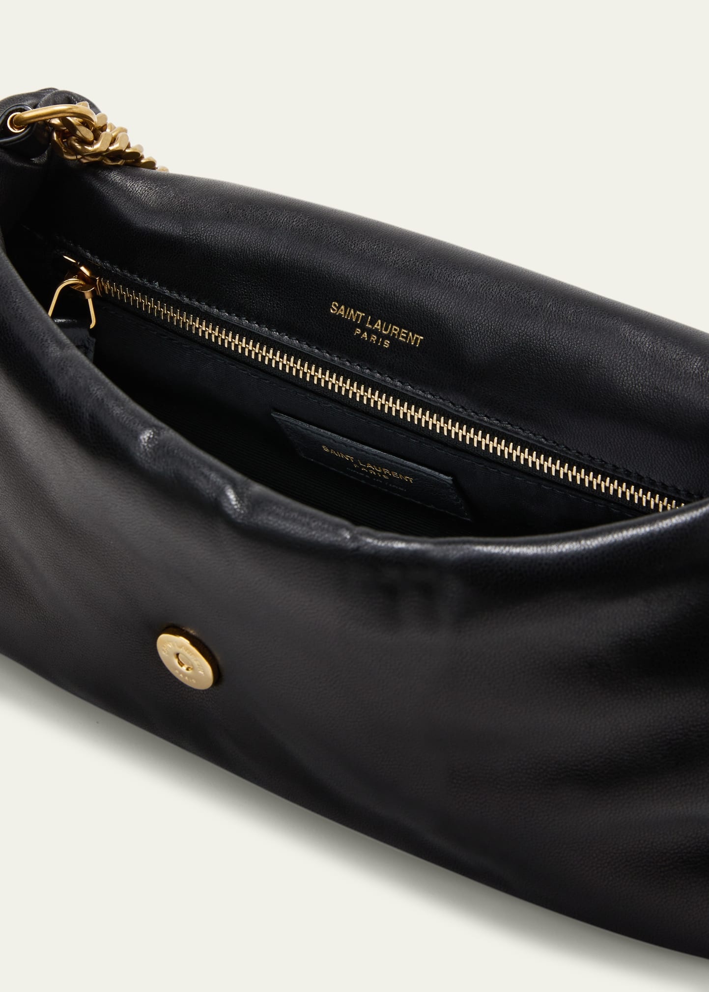 Calypso YSL Leather Chain Shoulder Bag - 4