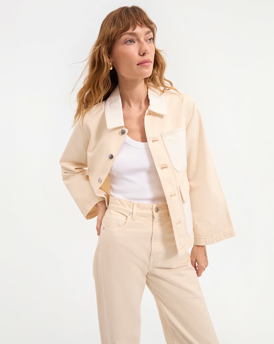 DAHL CROPPED CHORE JACKET - 2