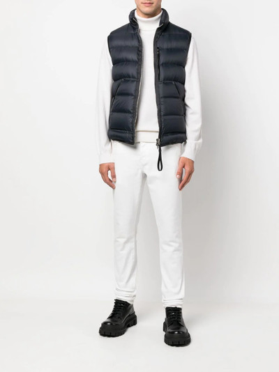 TOM FORD zipped padded gilet outlook