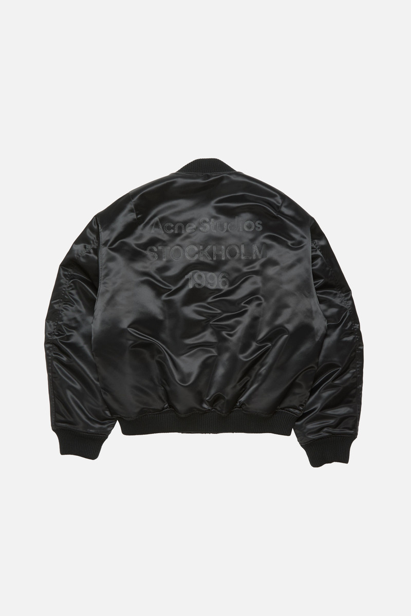 Logo bomber jacket - Black 2