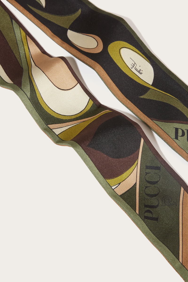 ONDE AND PESCI PRINT SILK TWILL CARRÉ 4