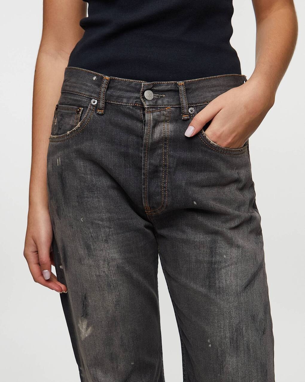 Jeans Black 2021F Trafalgar Dark Wash Black - 5