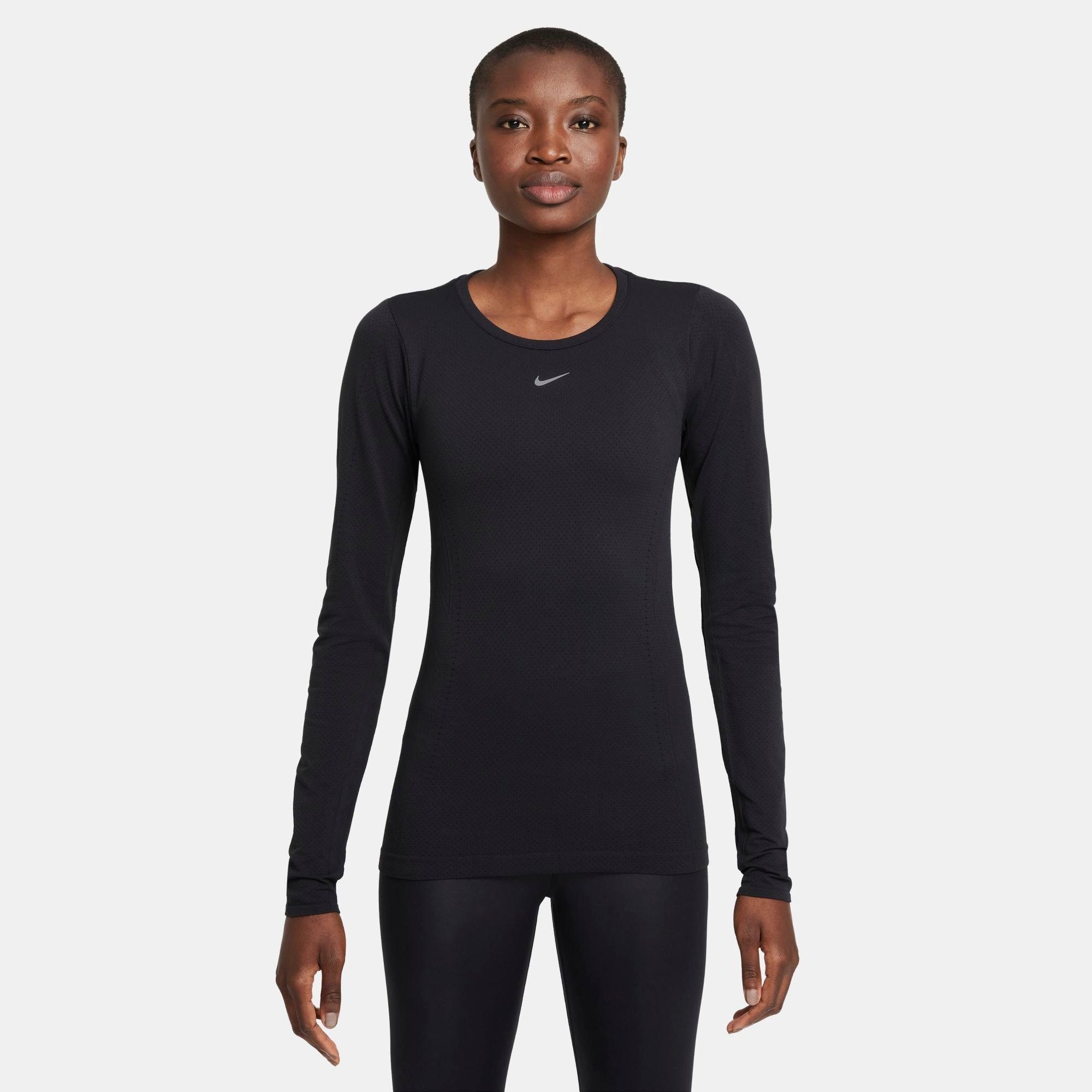 WOMEN'S NIKE DRI-FIT ADV AURA LONG-SLEEVE T-SHIRT - 1