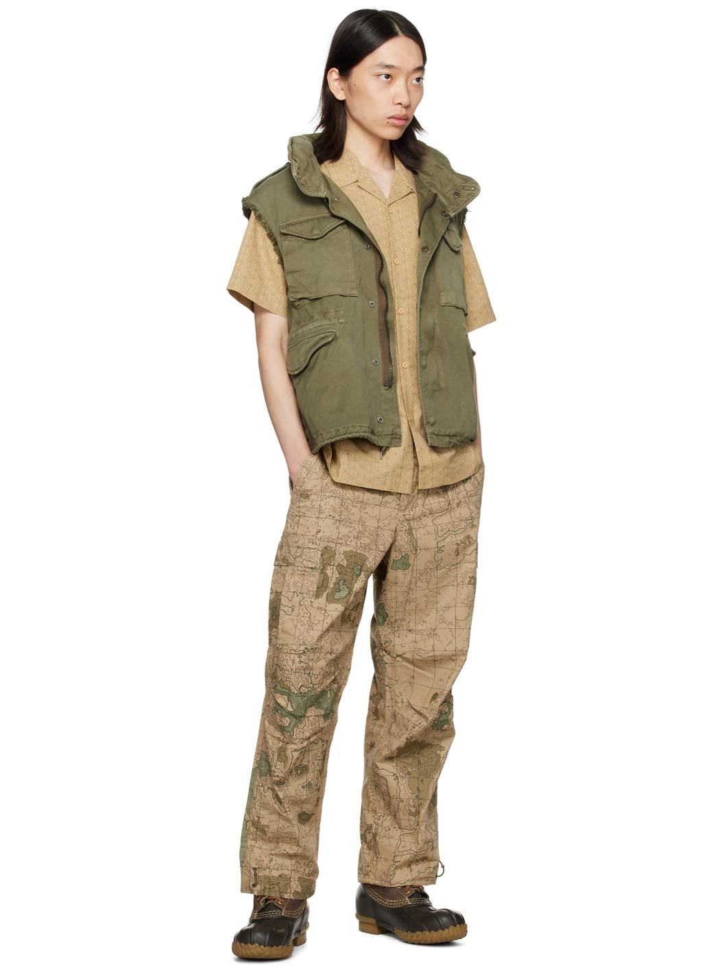 Khaki Trek Cargo Pants - 4