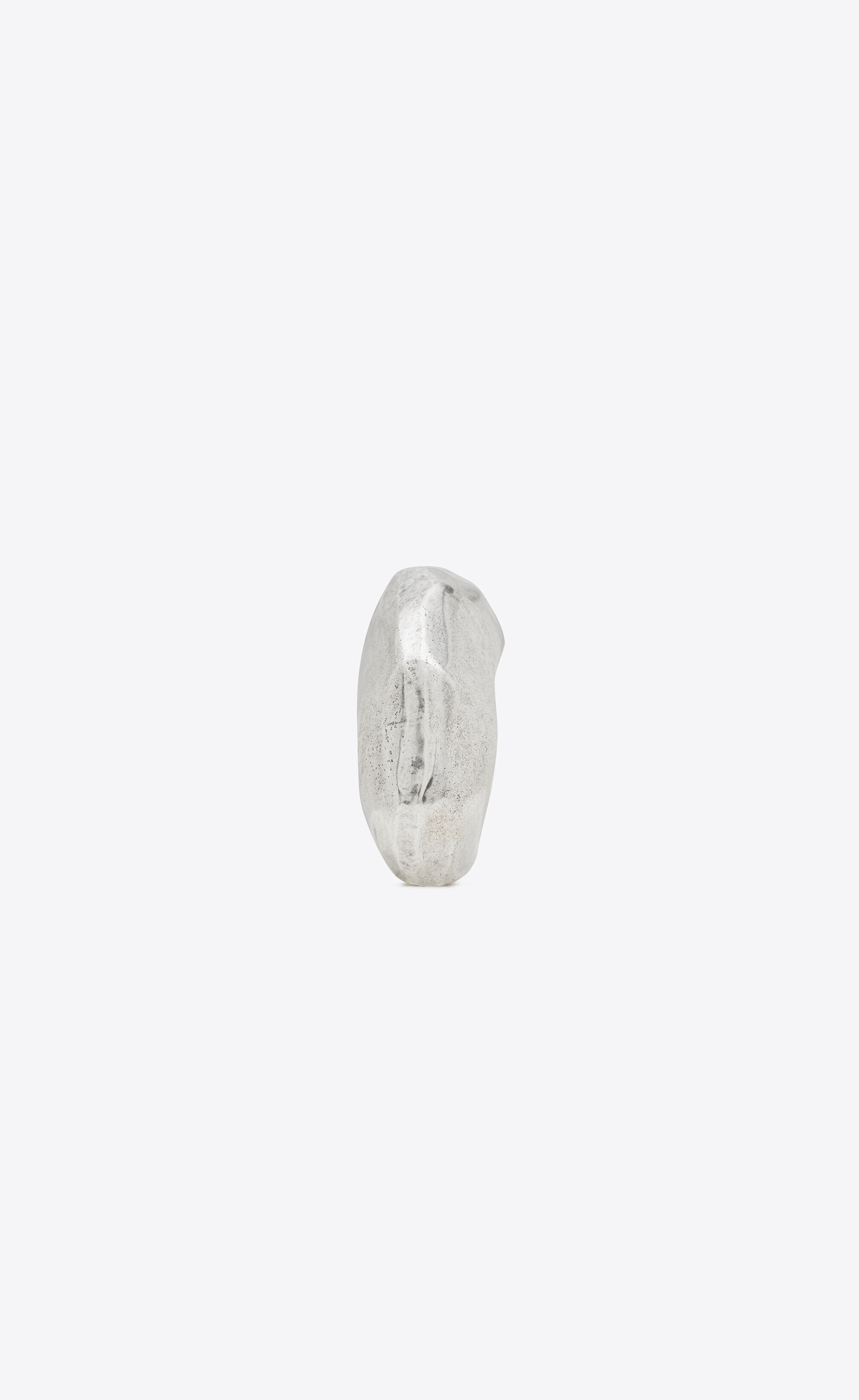 organic arty cuff bracelet in metal - 4