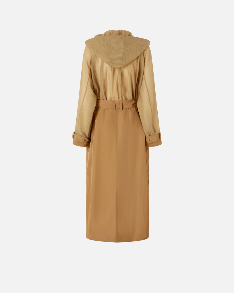 PINKO TRENCH COAT WITH SHEER INSERTS outlook