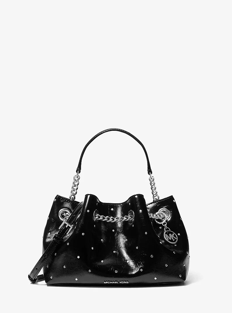 Mina Small Polyester Microsuede Crossbody Bag - 1
