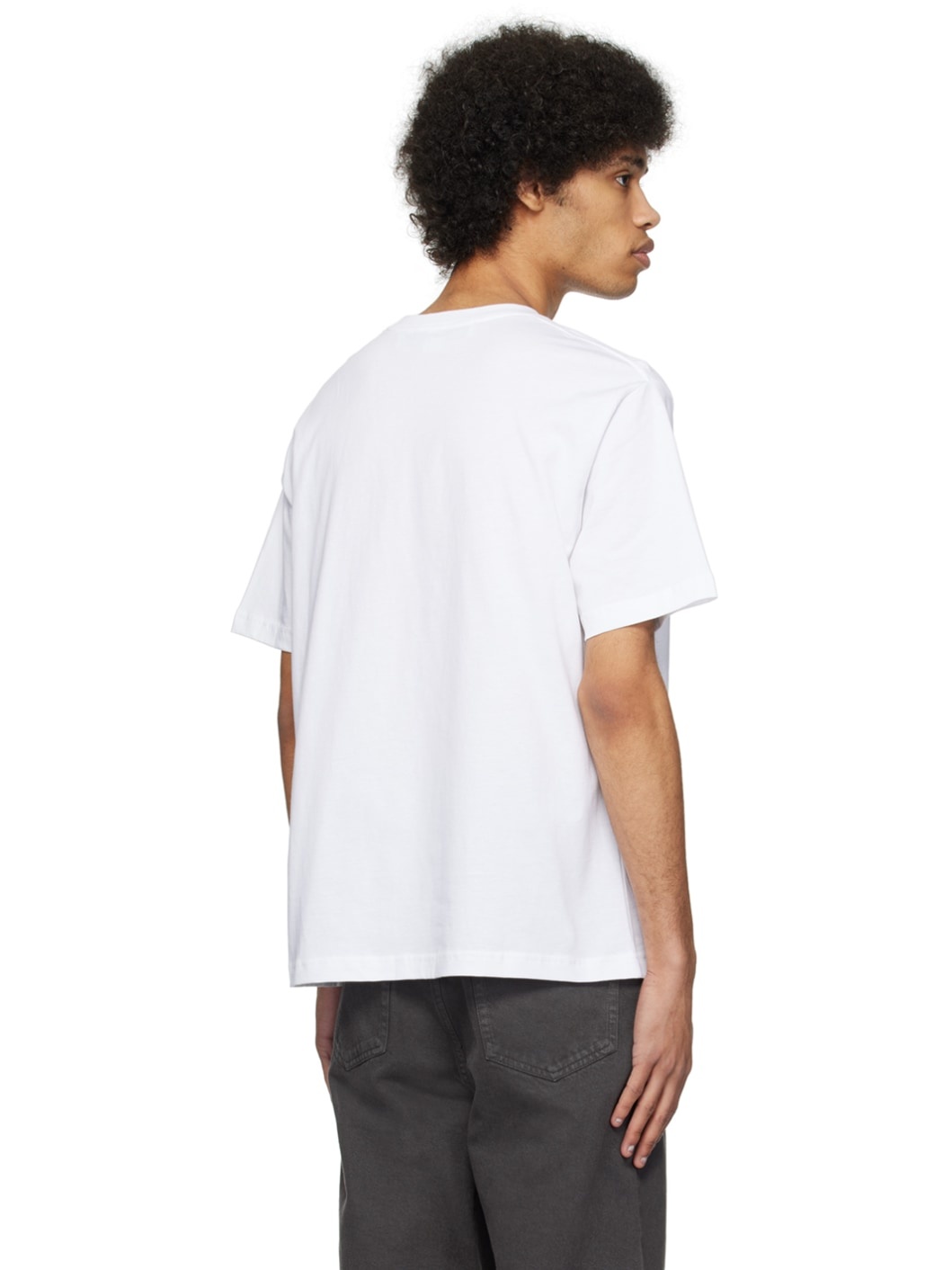 White Natacha Ramsay-Levi Edition Jean T-Shirt - 3