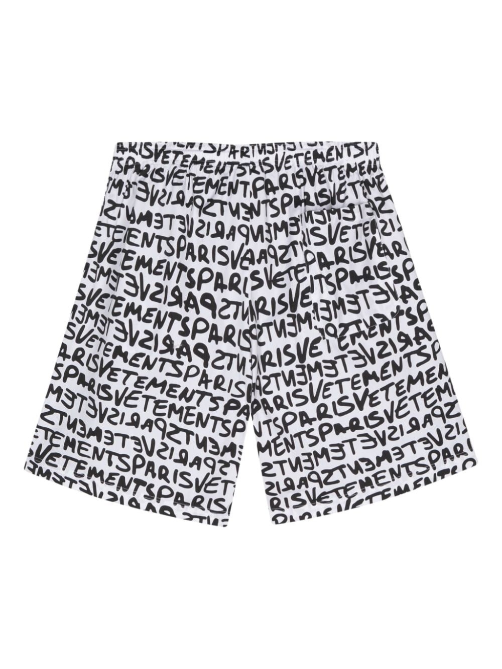 logo-print cotton shorts - 2