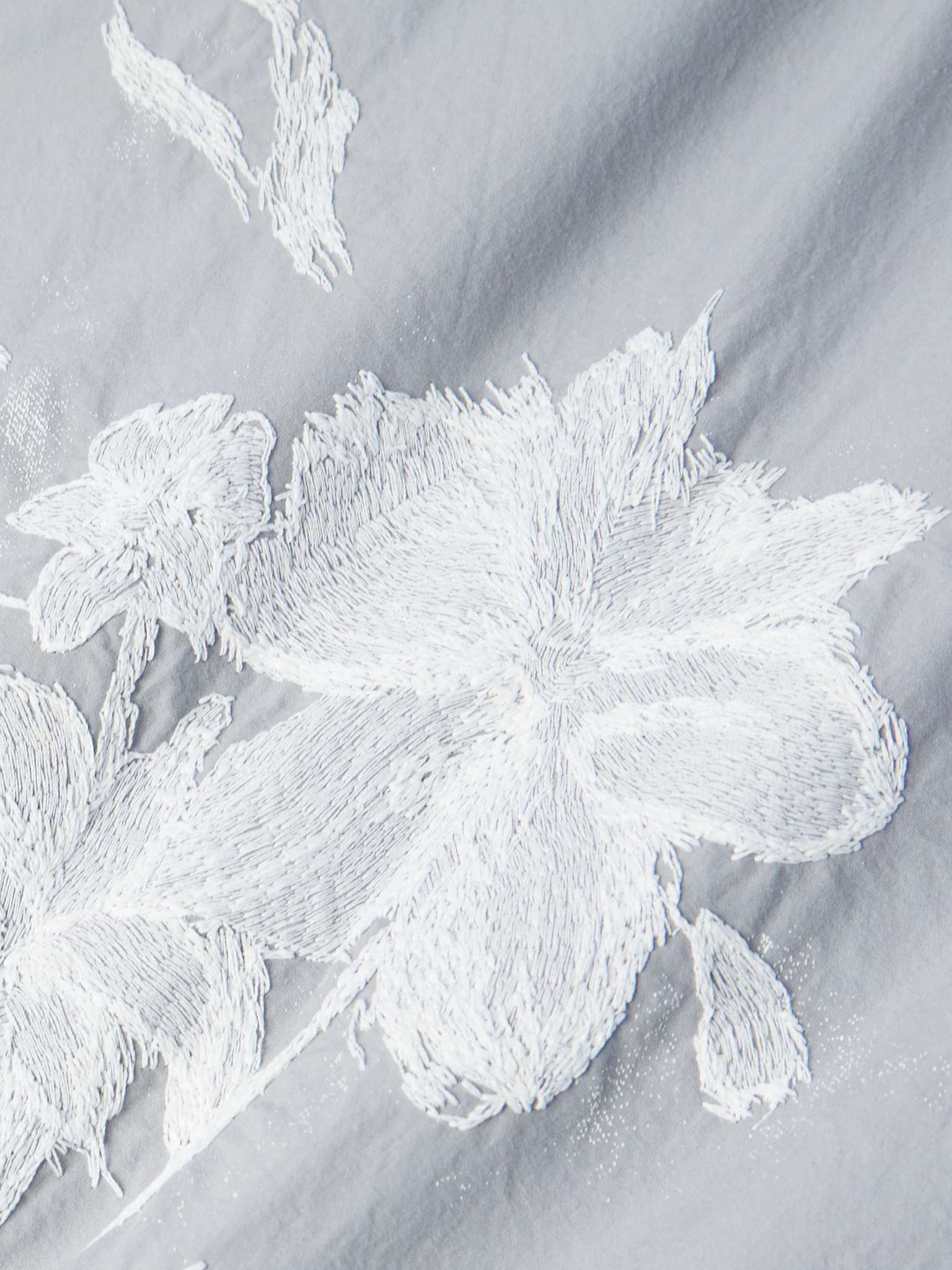 Embroidered Cotton-Poplin Shirt - 4