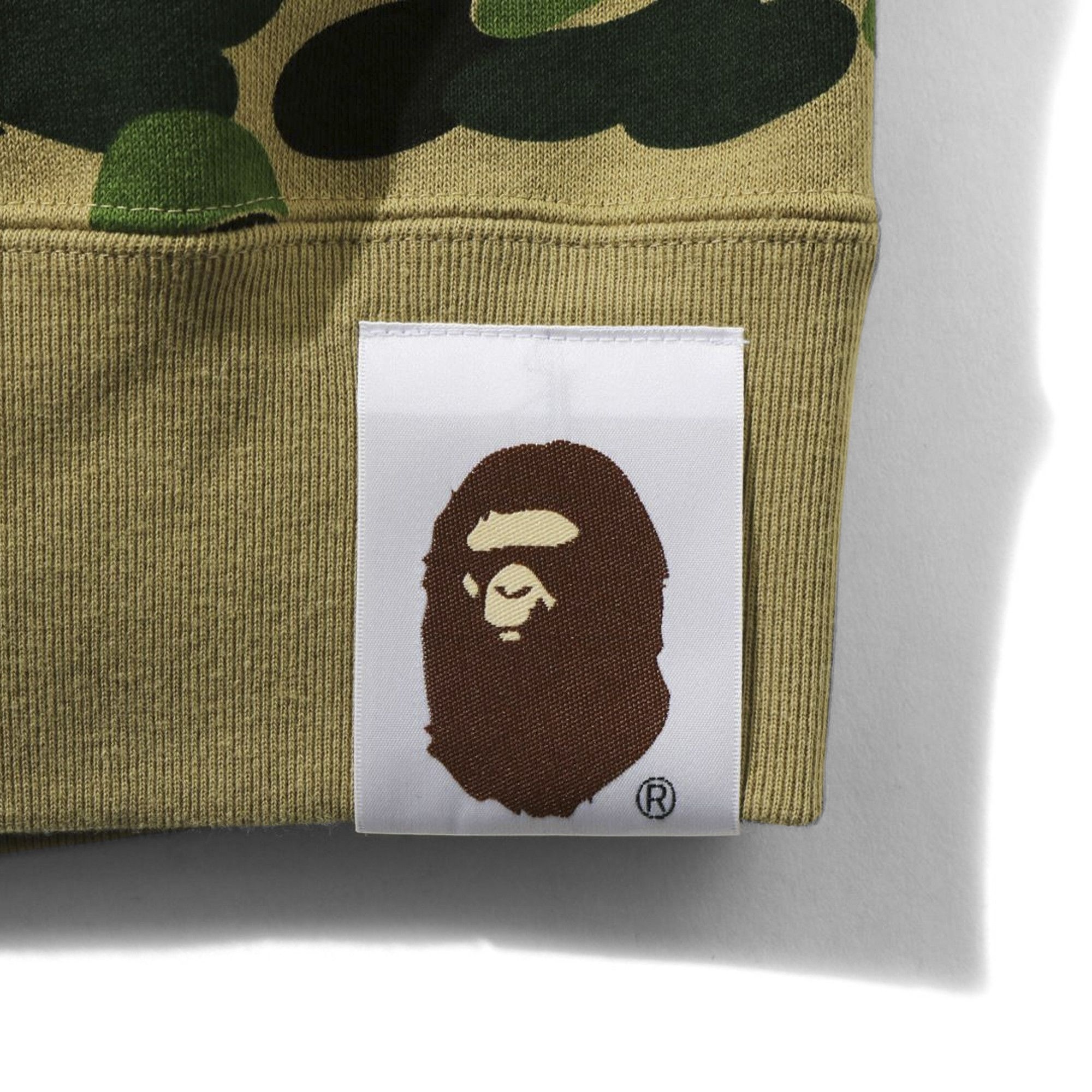 BAPE Giant ABC Camo Full Zip Hoodie 'Green' - 2