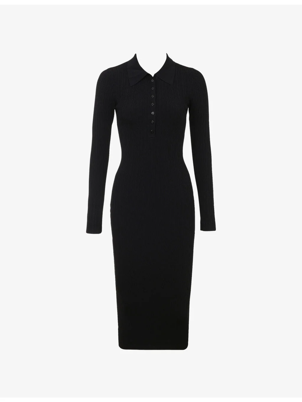 Sabra Ribbed Knit Maxi Dress - 1