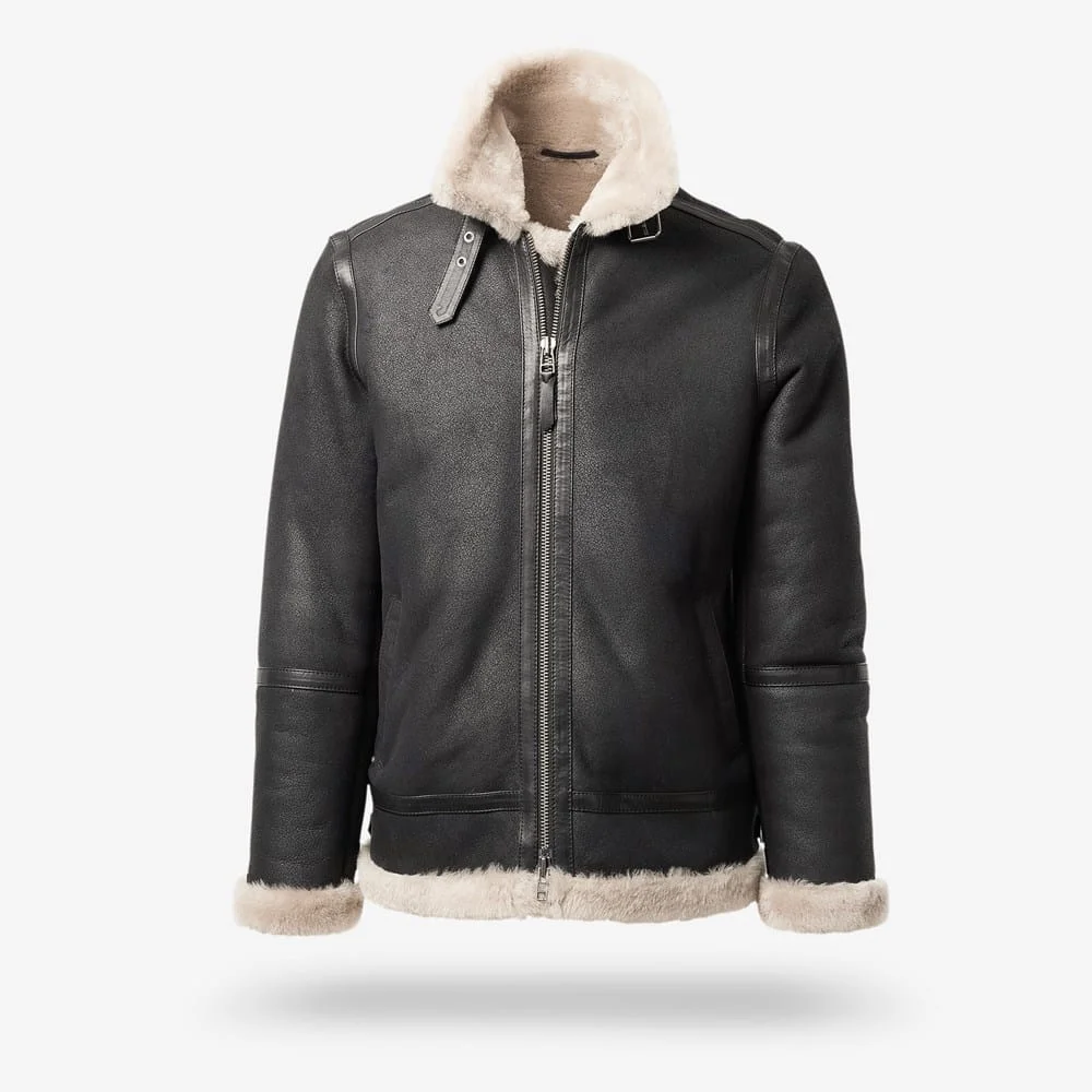 Shearling Aviator Jacket - 1