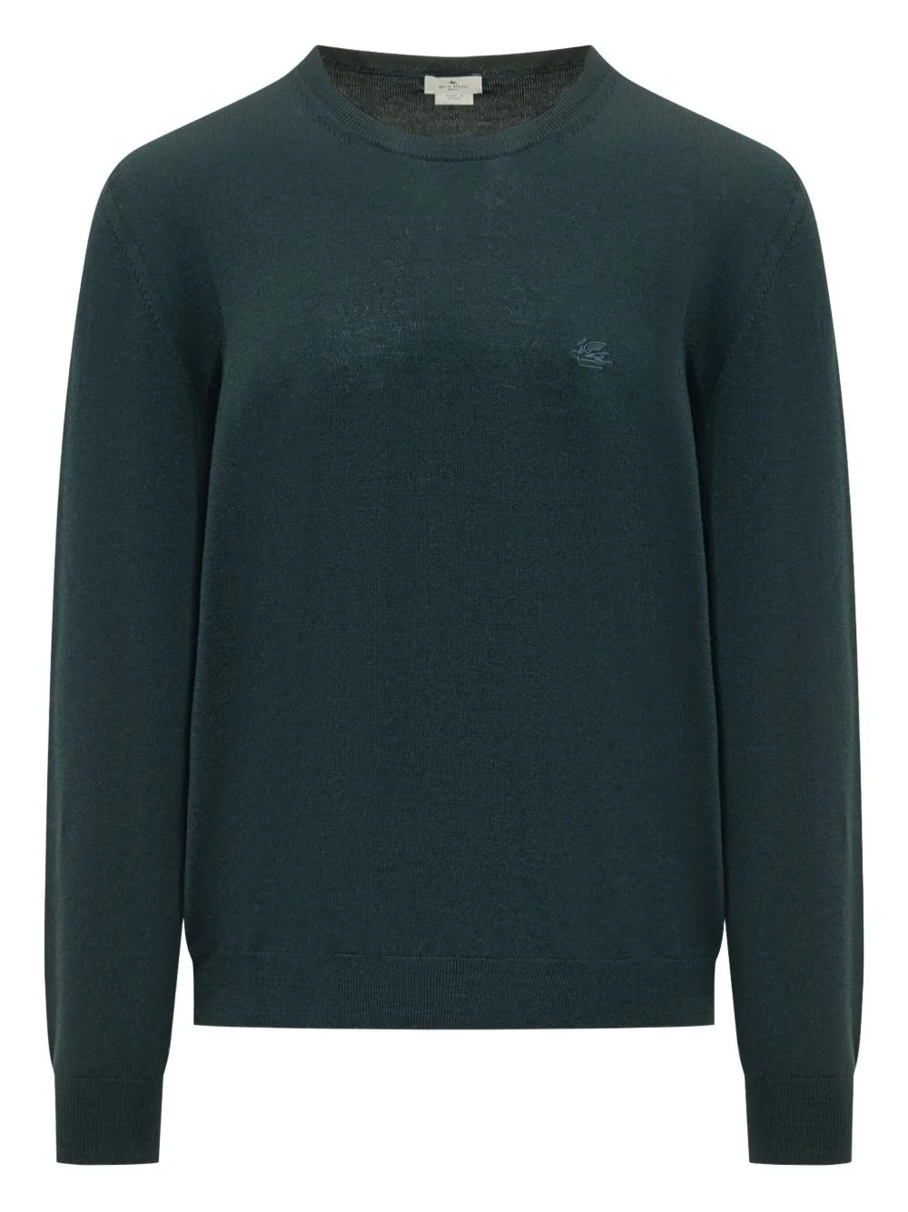 crew-neck embroidered sweater - 1