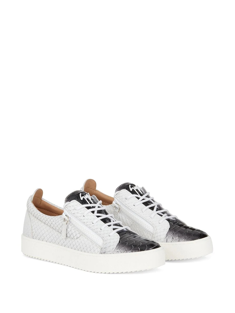 Frankie snakeskin-effect sneakers  - 2