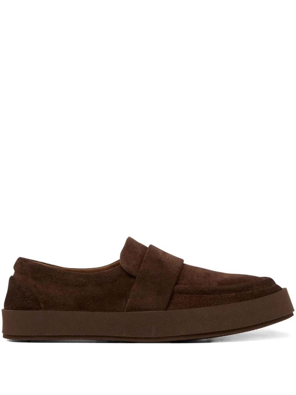 suede slip-on loafers - 1