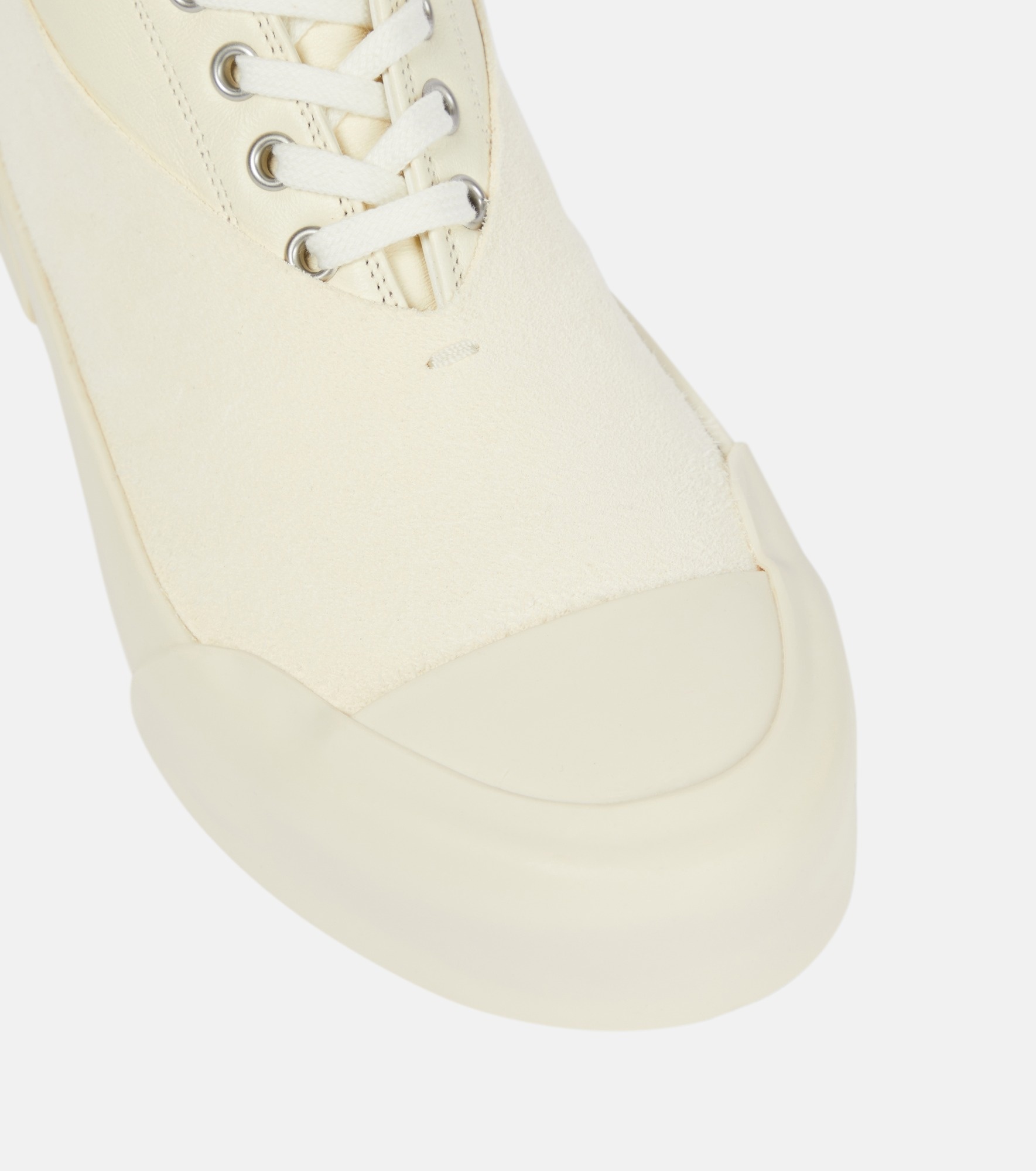 Leather high-top sneakers - 6