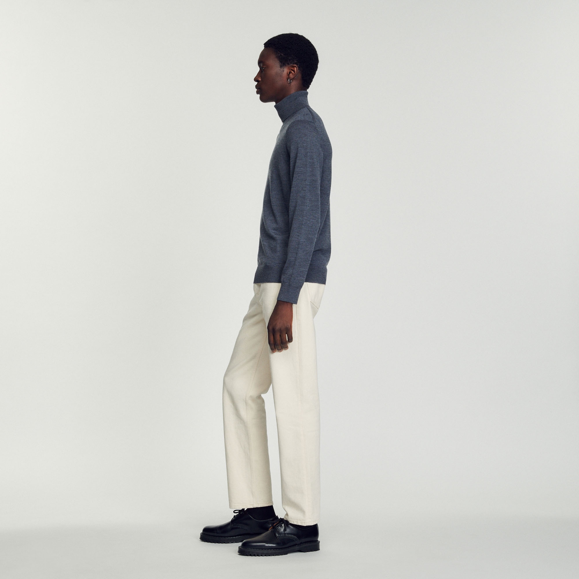 Roll neck wool sweater - 7