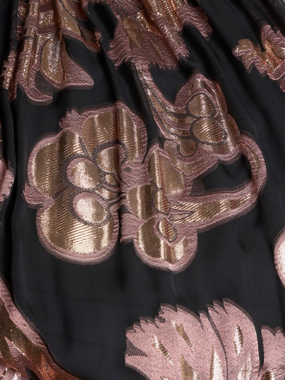 fil-coupé jacquard maxi skirt - 6