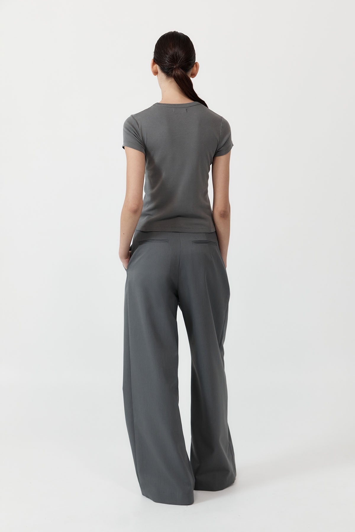 Homme Pleat Pants - Pewter Grey - 5