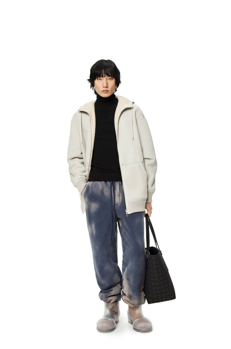 Loewe Zip-up hoodie shearling outlook