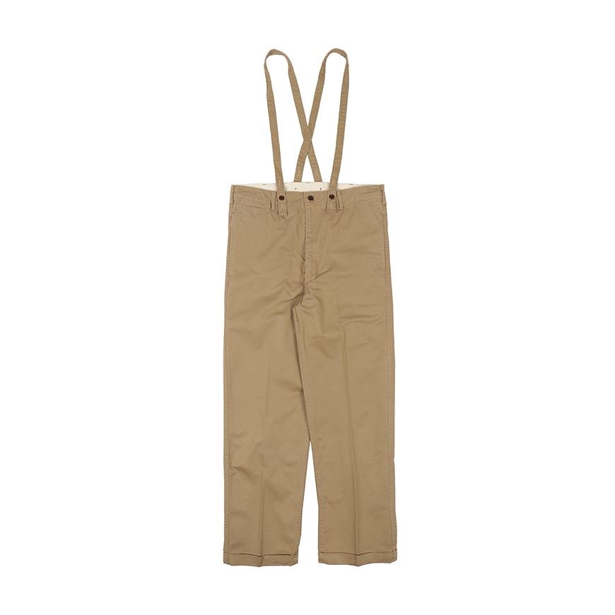 CAMUS BRACES PANTS WD BEIGE - 1