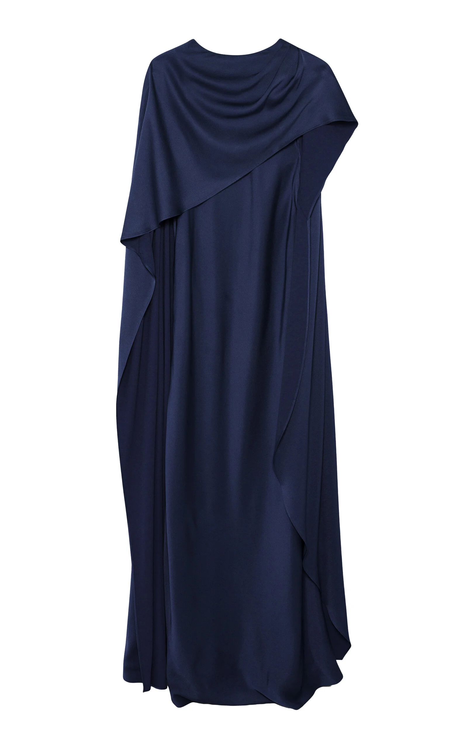 Izel Satin Cape Gown - 1