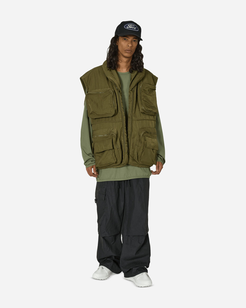 Reebok Hed Mayner Oversized Raglan Longsleeve T-Shirt Army Green outlook