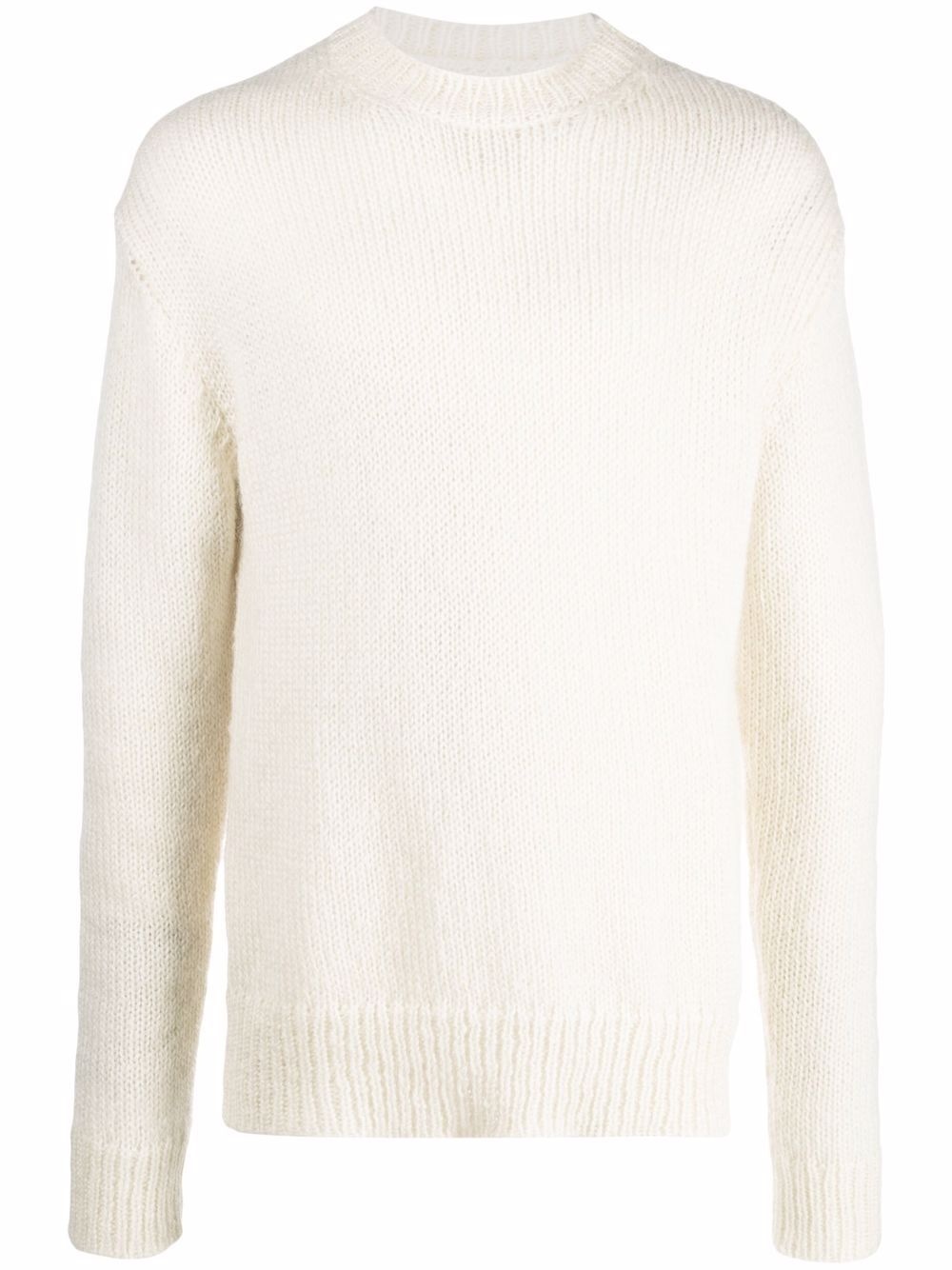 crewneck mohair-wool jumper - 1