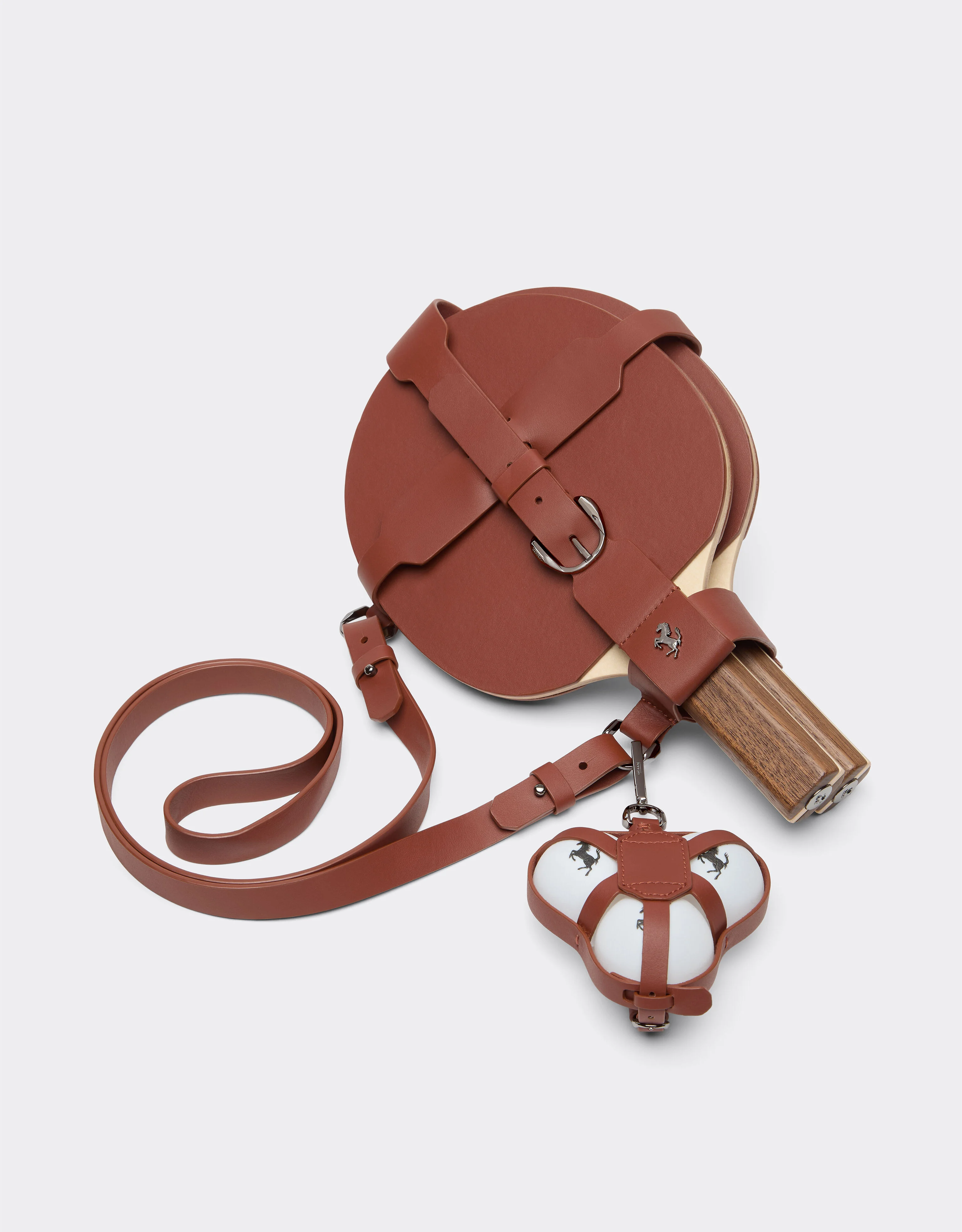 Leather table tennis set - 1