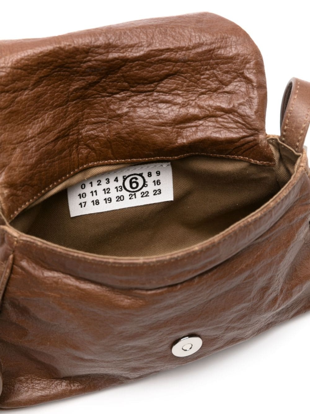 Numeric leather crossbody bag - 5