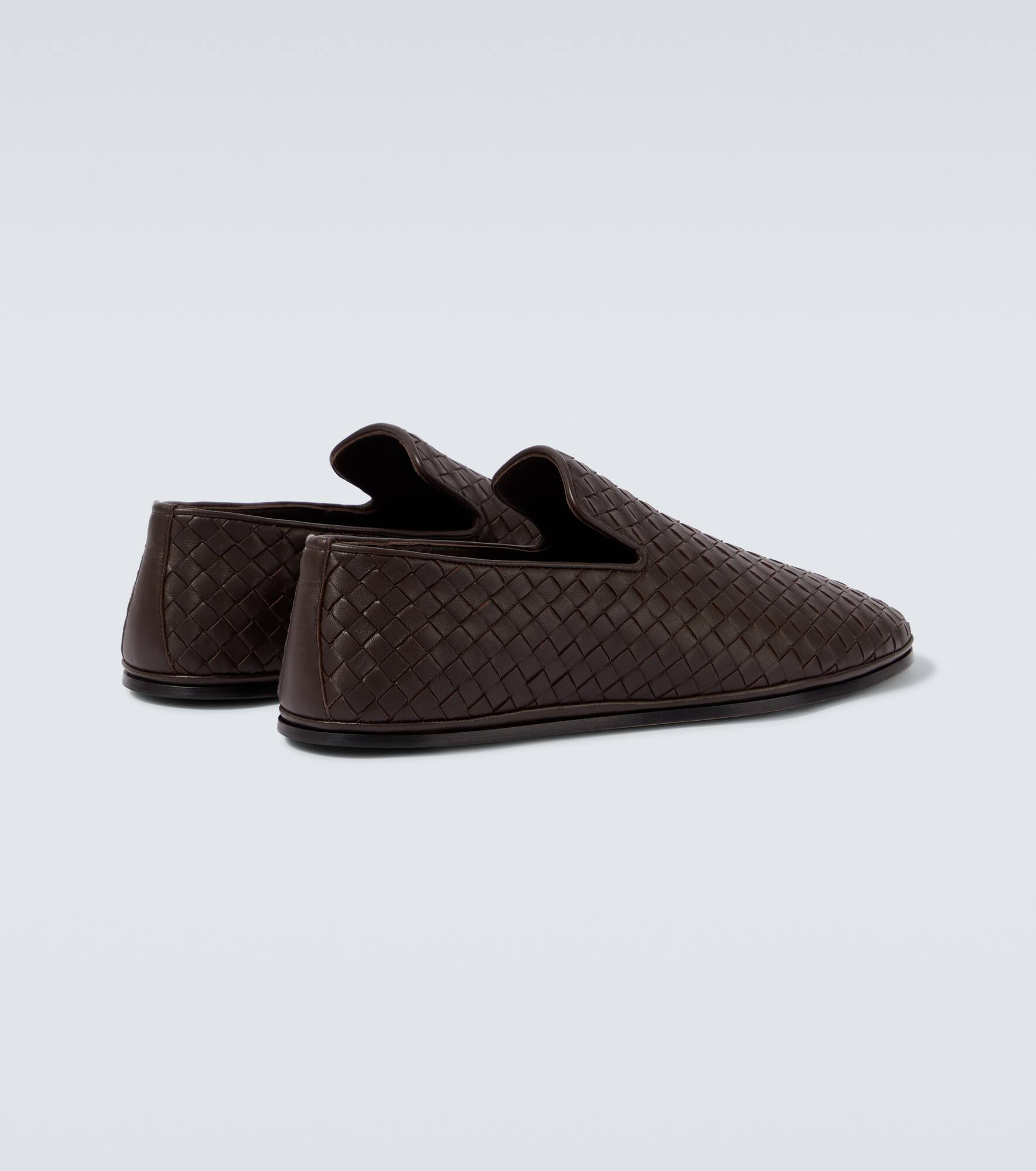 Sunday Intrecciato leather slip-on shoes - 6